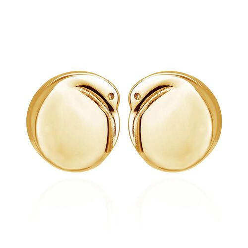 Boh Runga Kiwi Studs Gold Plate